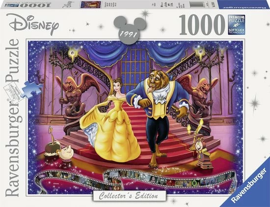 Ravensburger Disney The Beauty And The Beast - Legpuzzel - 1000 Stukjes 3 Ravensburger Disney The Beauty And The Beast - Legpuzzel - 1000 Stukjes