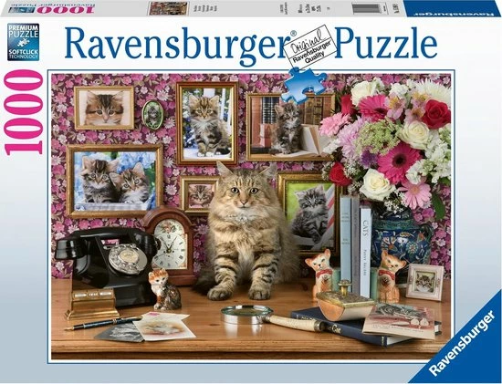 Ravensburger Puzzel Mijn Katjes - Legpuzzel - 1000 Stukjes 5 Ravensburger Puzzel Mijn Katjes - Legpuzzel - 1000 Stukjes - Afbeelding 3
