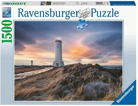 Ravensburger Puzzel Prachtige Lucht Boven De Vuurtoren Van Akranes IJsland - Legpuzzel - 1500 Stukjes 3 Ravensburger Puzzel Prachtige Lucht Boven De Vuurtoren Van Akranes IJsland - Legpuzzel - 1500 Stukjes