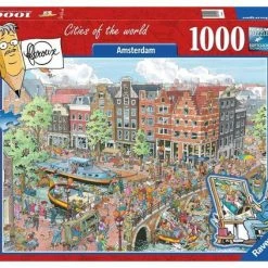 Ravensburger Puzzel Fleroux Amsterdam - Legpuzzel - 1000 Stukjes -Exporteren puzzels winkel 550x423 10