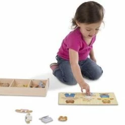Melissa & Doug Mix 'n Match Houten Berenfamilie Om Aan Te Kleden Met Opslagdoos (45-delig) -Exporteren puzzels winkel 550x423 12