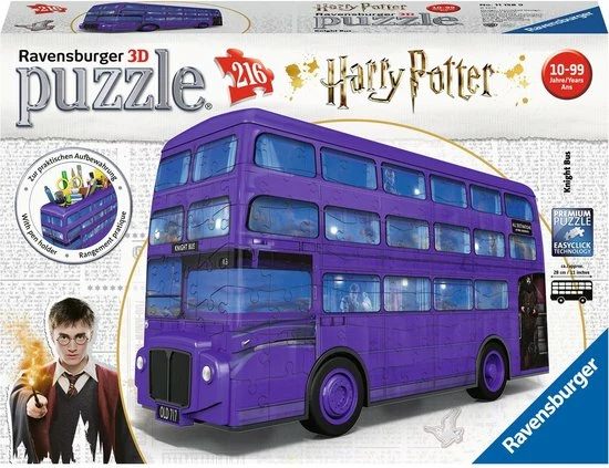 Ravensburger Harry Potter Bus - 3D Puzzel - 216 Stukjes 10 Ravensburger Harry Potter Bus - 3D Puzzel - 216 Stukjes - Afbeelding 8