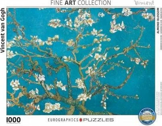 Eurographics Puzzel - Almond Blossom - Vincent Van Gogh (1000) 4 Eurographics Puzzel - Almond Blossom - Vincent Van Gogh (1000) - Afbeelding 2
