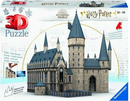 Ravensburger 3D Puzzel Harry Potter Zweinstein Kasteel - 540 Stukjes 5 Ravensburger 3D Puzzel Harry Potter Zweinstein Kasteel - 540 Stukjes - Afbeelding 3