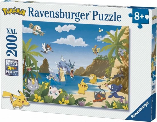 Ravensburger Puzzel Pok Mon - Legpuzzel - 200 Stukjes 4 Ravensburger Puzzel Pok Mon - Legpuzzel - 200 Stukjes - Afbeelding 2