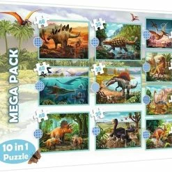 Trefl Dino`s 10-in-1 Puzzel - 20/35/48 Stukjes