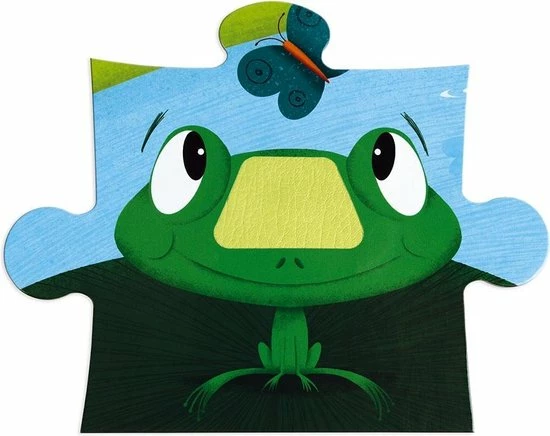 Janod Voelpuzzel - Boerderijdieren 6 Janod Voelpuzzel - Boerderijdieren - Afbeelding 4