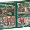 Falcon Puzzel Corner Shops - Legpuzzel - 4x1000 Stukjes -Exporteren puzzels winkel 550x438 13