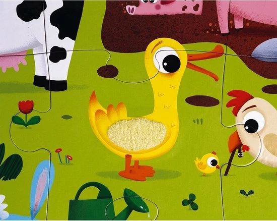 Janod Voelpuzzel - Boerderijdieren 11 Janod Voelpuzzel - Boerderijdieren - Afbeelding 9