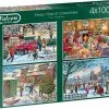 Jumbo Falcon Puzzel Family Time At Christmas - Legpuzzel - 4 X 1000 Stukjes -Exporteren puzzels winkel 550x438 18