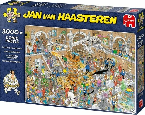 Jan Van Haasteren Rariteitenkabinet Puzzel - 3000 Stukjes 8 Jan Van Haasteren Rariteitenkabinet Puzzel - 3000 Stukjes - Afbeelding 6