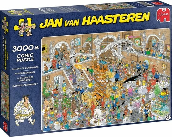 Jan Van Haasteren Rariteitenkabinet Puzzel - 3000 Stukjes 10 Jan Van Haasteren Rariteitenkabinet Puzzel - 3000 Stukjes - Afbeelding 8