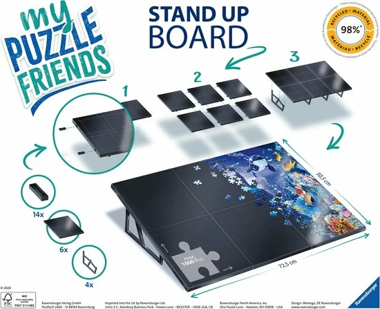 Ravensburger Puzzel Ezel - Tot 1000 Stukjes 7 Ravensburger Puzzel Ezel - Tot 1000 Stukjes - Afbeelding 5