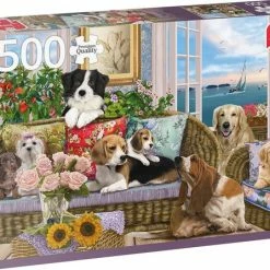 Jumbo Premium Collection Puzzel Furry Friends - Legpuzzel - 500 Stukjes