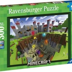 Ravensburger Puzzel Minecraft Cutaway - Legpuzzel - 300XXL Stukjes -Exporteren puzzels winkel 550x450 1