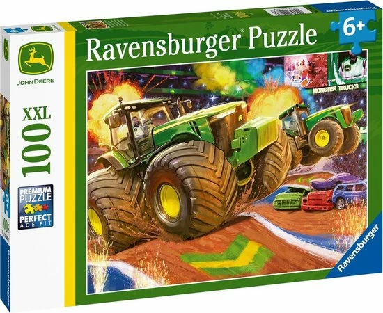 Ravensburger Kinderpuzzel 100 XXL John Deere Big Wheels 3 Ravensburger Kinderpuzzel 100 XXL John Deere Big Wheels