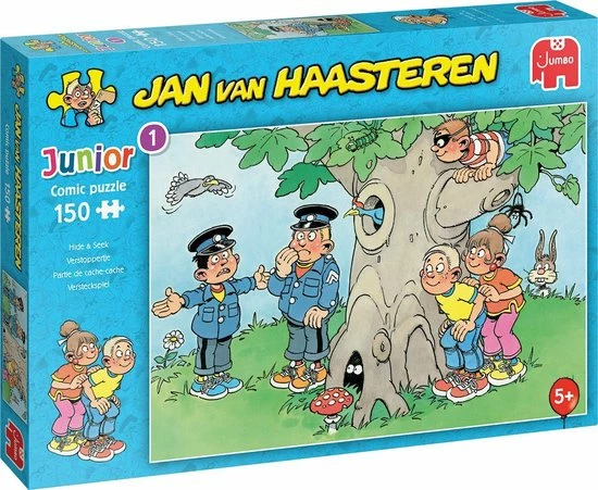 Jan Van Haasteren Junior Verstoppertje Puzzel - 150 Stukjes - Kinderpuzzel 3 Jan Van Haasteren Junior Verstoppertje Puzzel - 150 Stukjes - Kinderpuzzel