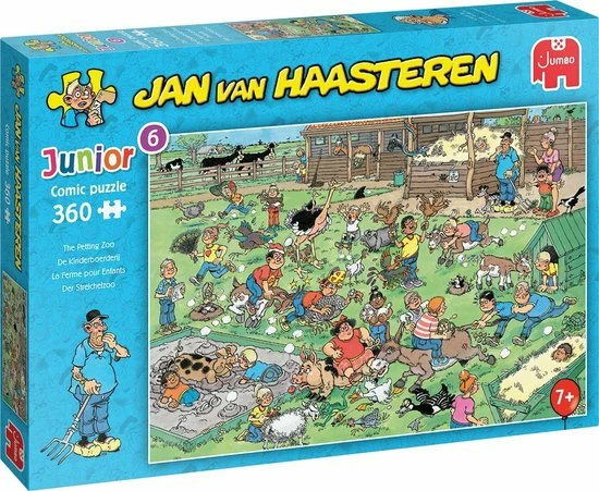 Jan Van Haasteren Junior De Kinderboerderij Puzzel - 360 Stukjes - Kinderpuzzel 3 Jan Van Haasteren Junior De Kinderboerderij Puzzel - 360 Stukjes - Kinderpuzzel