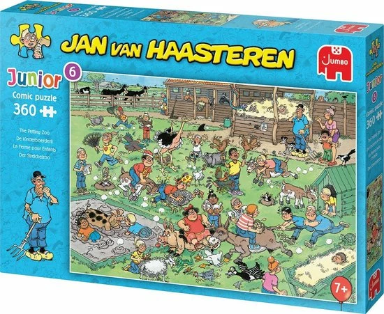 Jan Van Haasteren Junior De Kinderboerderij Puzzel - 360 Stukjes - Kinderpuzzel 6 Jan Van Haasteren Junior De Kinderboerderij Puzzel - 360 Stukjes - Kinderpuzzel - Afbeelding 4