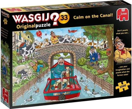Wasgij Original 33 Stilte Op De Gracht! Puzzel - 1000 Stukjes 3 Wasgij Original 33 Stilte Op De Gracht! Puzzel - 1000 Stukjes