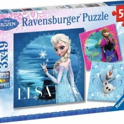 Ravensburger Puzzel Disney Frozen Elsa, Anna & Olaf - 3x49 Stukjes - Kinderpuzzel -Exporteren puzzels winkel 550x454 7