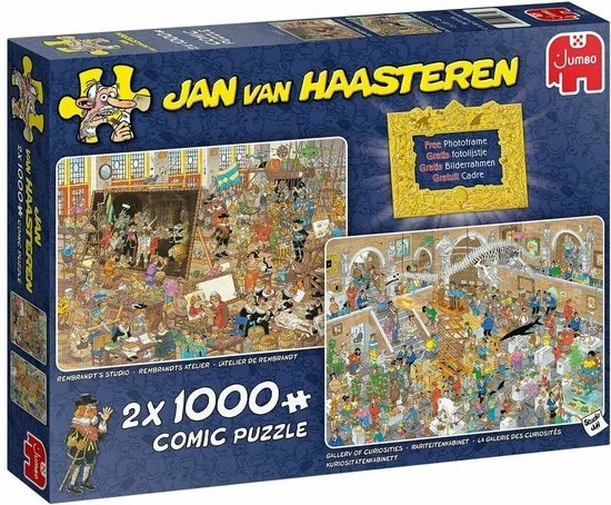 Jan Van Haasteren A Trip To The Museum Puzzel - 2 X 1000 Stukjes (without Gift) 10 Jan Van Haasteren A Trip To The Museum Puzzel - 2 X 1000 Stukjes (without Gift) - Afbeelding 8