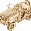 Robotime Modelbouwpakket Army Jeep 18,9 Cm Hout 369-delig -Exporteren puzzels winkel 550x456 4