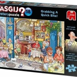 Wasgij Mystery 18 Een Snelle Hap! Puzzel - 1000 Stukjes -Exporteren puzzels winkel 550x457 7