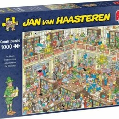 Jan Van Haasteren De Bibliotheek Puzzel - 1000 Stukjes -Exporteren puzzels winkel 550x458 138