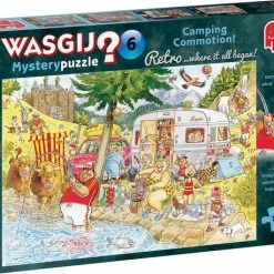 Wasgij Retro Mystery 6 Onrust Op De Camping! Puzzel - 1000 Stukjes -Exporteren puzzels winkel 550x458 152