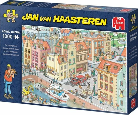 Jan Van Haasteren Het Ontbrekende Stukje Puzzel - 1000 Stukjes 7 Jan Van Haasteren Het Ontbrekende Stukje Puzzel - 1000 Stukjes - Afbeelding 5
