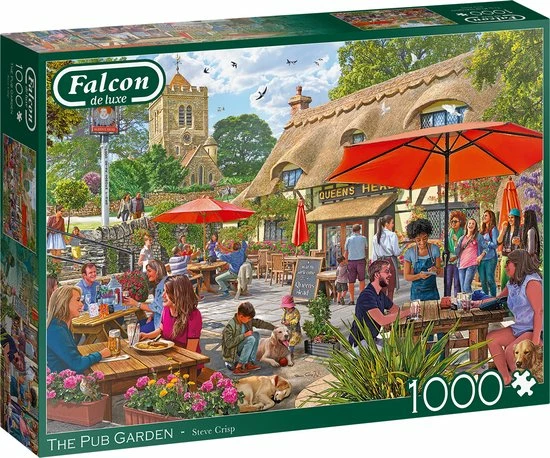 Falcon Puzzel The Pub Garden - Legpuzzel - 1000 Stukjes 3 Falcon Puzzel The Pub Garden - Legpuzzel - 1000 Stukjes