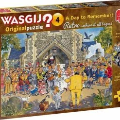 Wasgij Retro Original 4 Een Dag Om Nooit Te Vergeten! Puzzel - 1000 Stukjes -Exporteren puzzels winkel 550x458 271