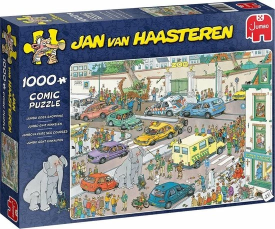Jan Van Haasteren Jumbo Gaat Winkelen Puzzel - 1000 Stukjes 3 Jan Van Haasteren Jumbo Gaat Winkelen Puzzel - 1000 Stukjes