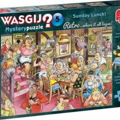 Wasgij Retro Mystery 5 Zondagse Lunch! Puzzel - 1000 Stukjes