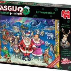 Wasgij Christmas 17 Elfinspectie Puzzel - 2x1000 Stukjes -Exporteren puzzels winkel 550x458 29
