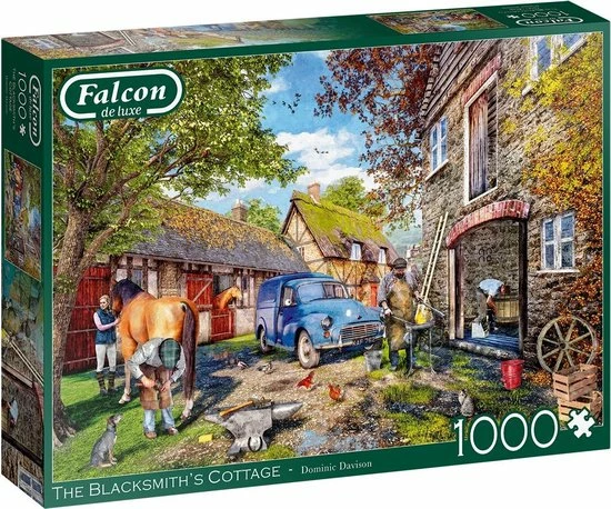 Falcon Puzzel The Blacksmith's Cottage - Legpuzzel - 1000 Stukjes 3 Falcon Puzzel The Blacksmith's Cottage - Legpuzzel - 1000 Stukjes