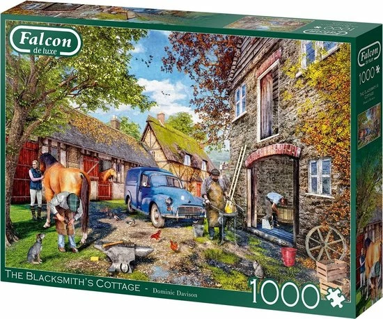 Falcon Puzzel The Blacksmith's Cottage - Legpuzzel - 1000 Stukjes 5 Falcon Puzzel The Blacksmith's Cottage - Legpuzzel - 1000 Stukjes - Afbeelding 3
