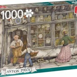 Jumbo Premium Collection Puzzel Anton Pieck De Klokkenwinkel - Legpuzzel - 1000 Stukjes -Exporteren puzzels winkel 550x458 306
