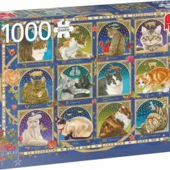 Jumbo Premium Collection Puzzel Francien Cat Horoscope - Legpuzzel - 1000 Stukjes -Exporteren puzzels winkel 550x458 318