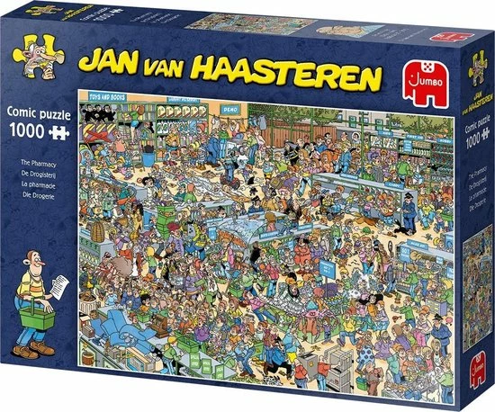 Jan Van Haasteren De Drogisterij Puzzel - 1000 Stukjes 5 Jan Van Haasteren De Drogisterij Puzzel - 1000 Stukjes - Afbeelding 3