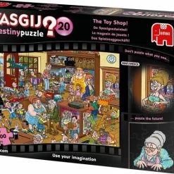 Wasgij Destiny 20 De Speelgoedwinkel! Puzzel - 1000 Stukjes -Exporteren puzzels winkel 550x458 378