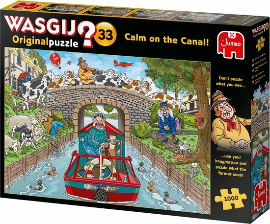 Wasgij Original 33 Stilte Op De Gracht! Puzzel - 1000 Stukjes 7 Wasgij Original 33 Stilte Op De Gracht! Puzzel - 1000 Stukjes - Afbeelding 5