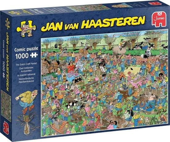 Jan Van Haasteren Oud Hollandse Ambachten Puzzel - 1000 Stukjes 8 Jan Van Haasteren Oud Hollandse Ambachten Puzzel - 1000 Stukjes - Afbeelding 6