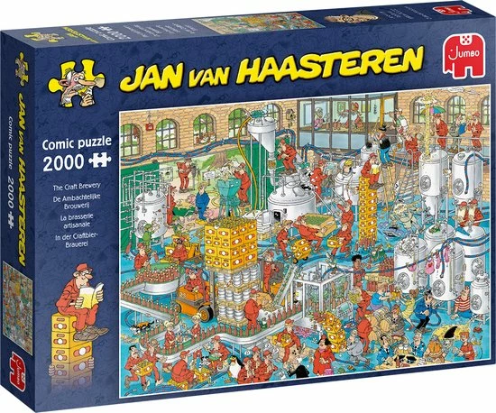 Jan Van Haasteren De Ambachtelijke Brouwerij Puzzel - 2000 Stukjes 3 Jan Van Haasteren De Ambachtelijke Brouwerij Puzzel - 2000 Stukjes