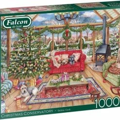 Falcon Puzzel The Christmas Conservatory - Legpuzzel - 1000 Stukjes