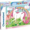 Clementoni Legpuzzel - Supercolor Puzzel Collectie - Unicorn - 104 Stukjes, Puzzel Kinderen -Exporteren puzzels winkel 550x461 5