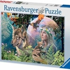 Ravensburger Puzzel Wolven In De Maneschijn - Legpuzzel - 3000 Stukjes -Exporteren puzzels winkel 550x463 7