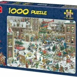 Jan Van Haasteren Kerstmis Puzzel - 1000 Stukjes -Exporteren puzzels winkel 550x466