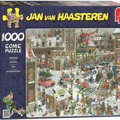 Jan Van Haasteren Kerstmis Puzzel - 1000 Stukjes -Exporteren puzzels winkel 550x470
